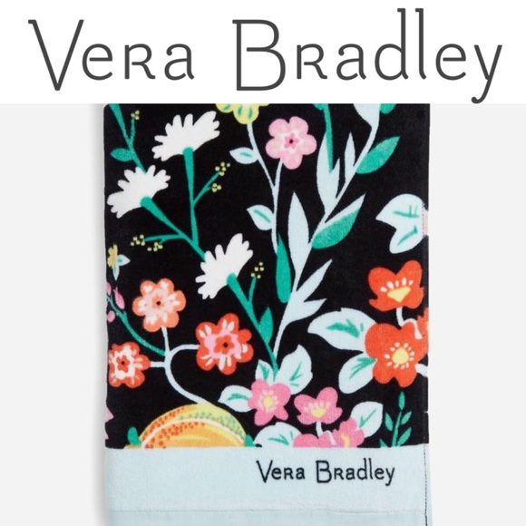 vera bradley bath towels